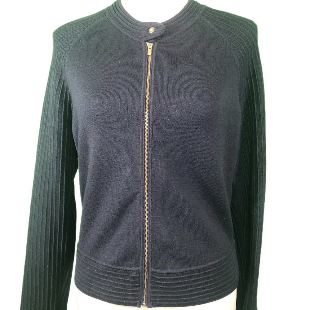 BANANA REPUBLIC (M) Navy Cardigan